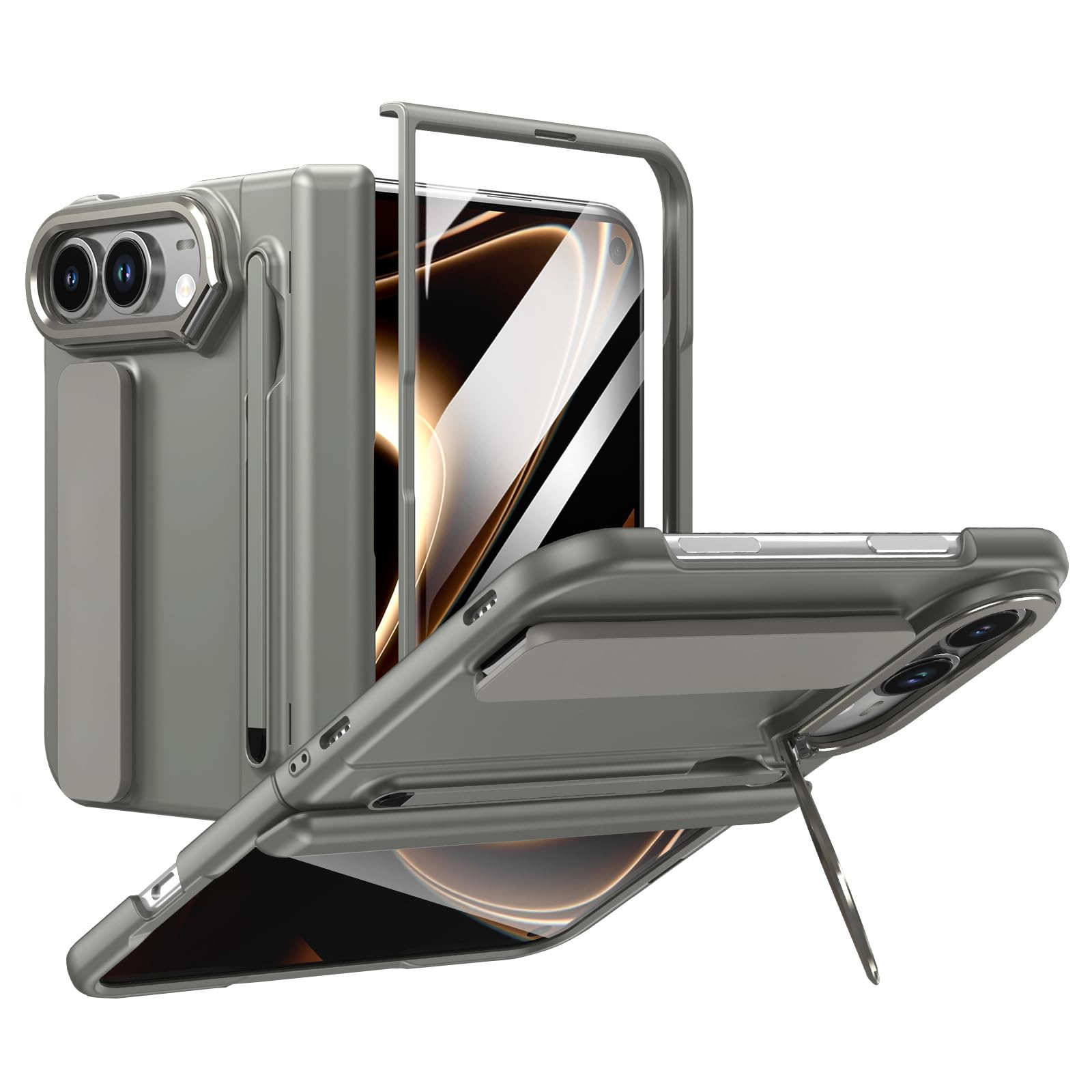 Odporne na uderzenia etui do iPhone Duo, z otworem na długopis i ukrytym