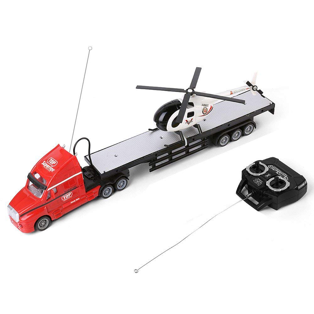 RC Truck 120 Scale Battery Operated Big Rig Semi Long Hauler Trailer