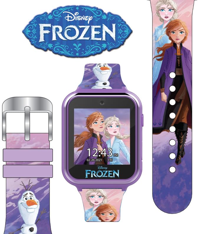 Image of Disney Frozen Touchscreen Interactive Smart Watch (Model: FZN4672AZ)