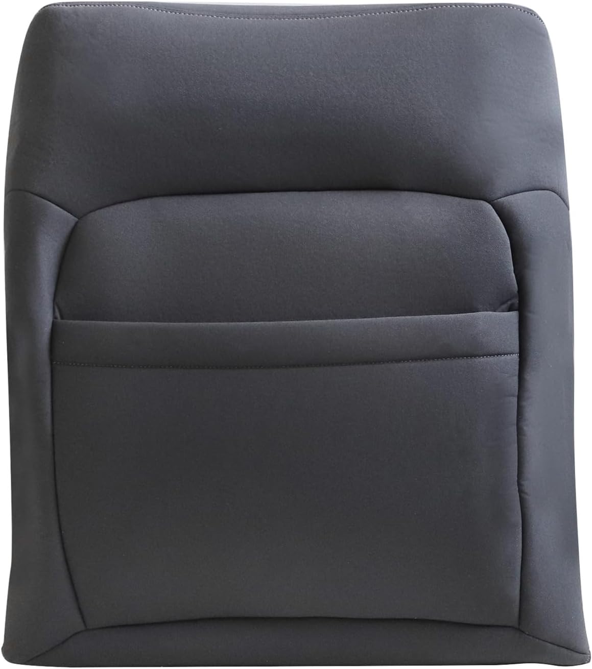 NLQR Driver and Passenger Side Bottom & Back Replacement Seat Covers Cloth Dark Gray & Two Foam Cushion Compatible with Ford F150 2004 2005 2006 2007 2008