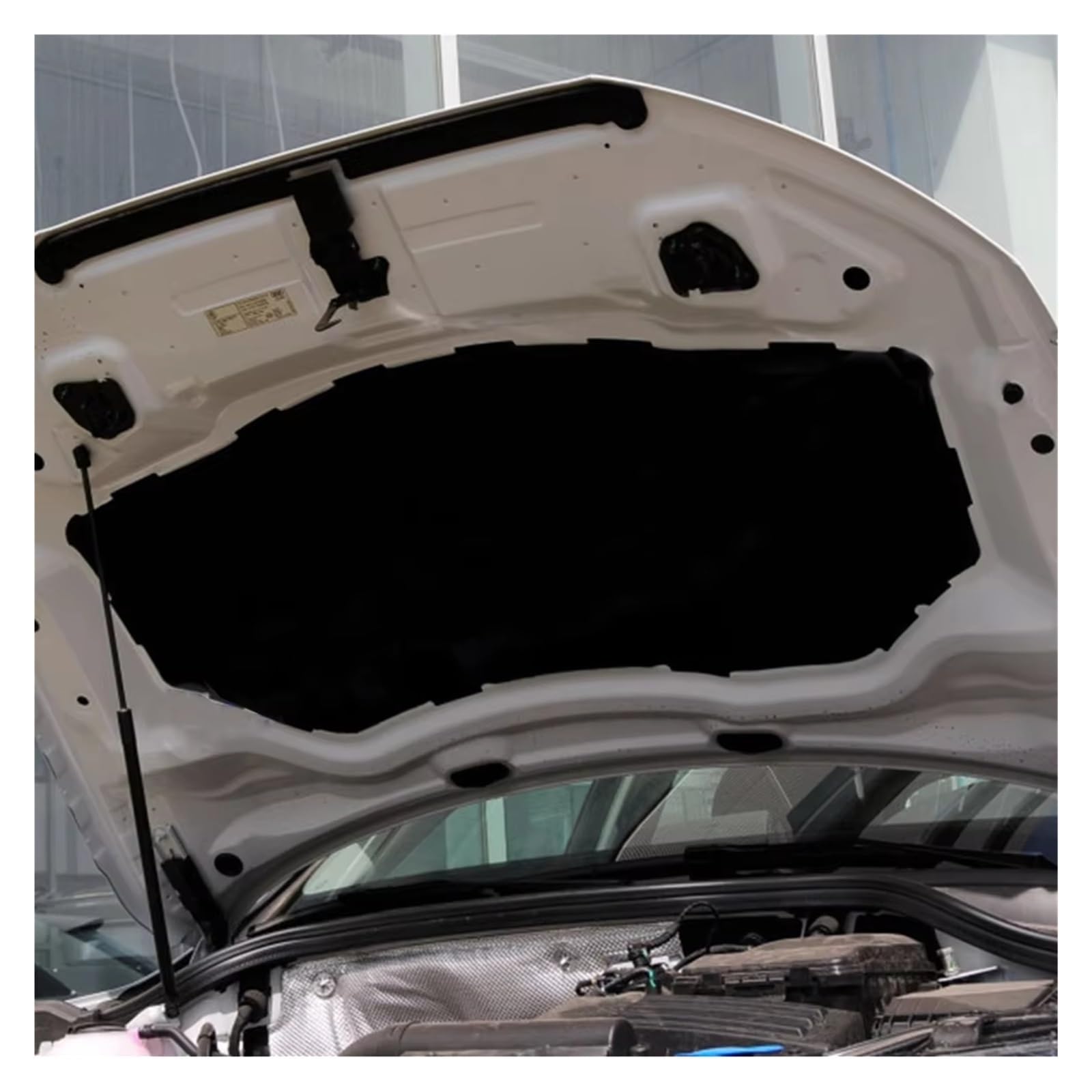 Per Q3 2012 2018 Riduzione Rumore Ignifugo Cuscinetto Isolante Per Cofano Motore Premium Aggiornamento Termico E Acustico Insonorizzazione vano motore