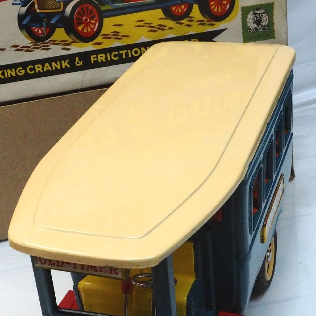 Amazon.co.jp: SSSオールドタイマー バス青 S-1230ブリキtin toy car箱 