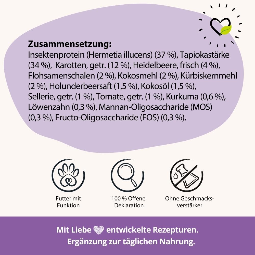 BugBell 8x150g Hundekeks BellyVital – Hundeleckerli für Magen & Darm