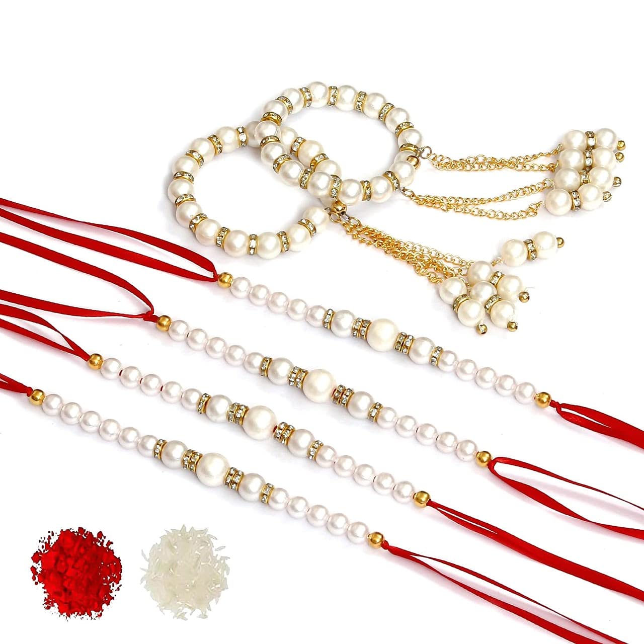 See full amazon price history chart for Sanvatsar Unisex Adult Moti Ladi Rakhi & Kada - Combo of 4 Sanvatsar Unisex Adult Moti Ladi Rakhi & Kada - Combo of 4 (B098YLV1J6) Amazon Price History, Amazon Price Tracker