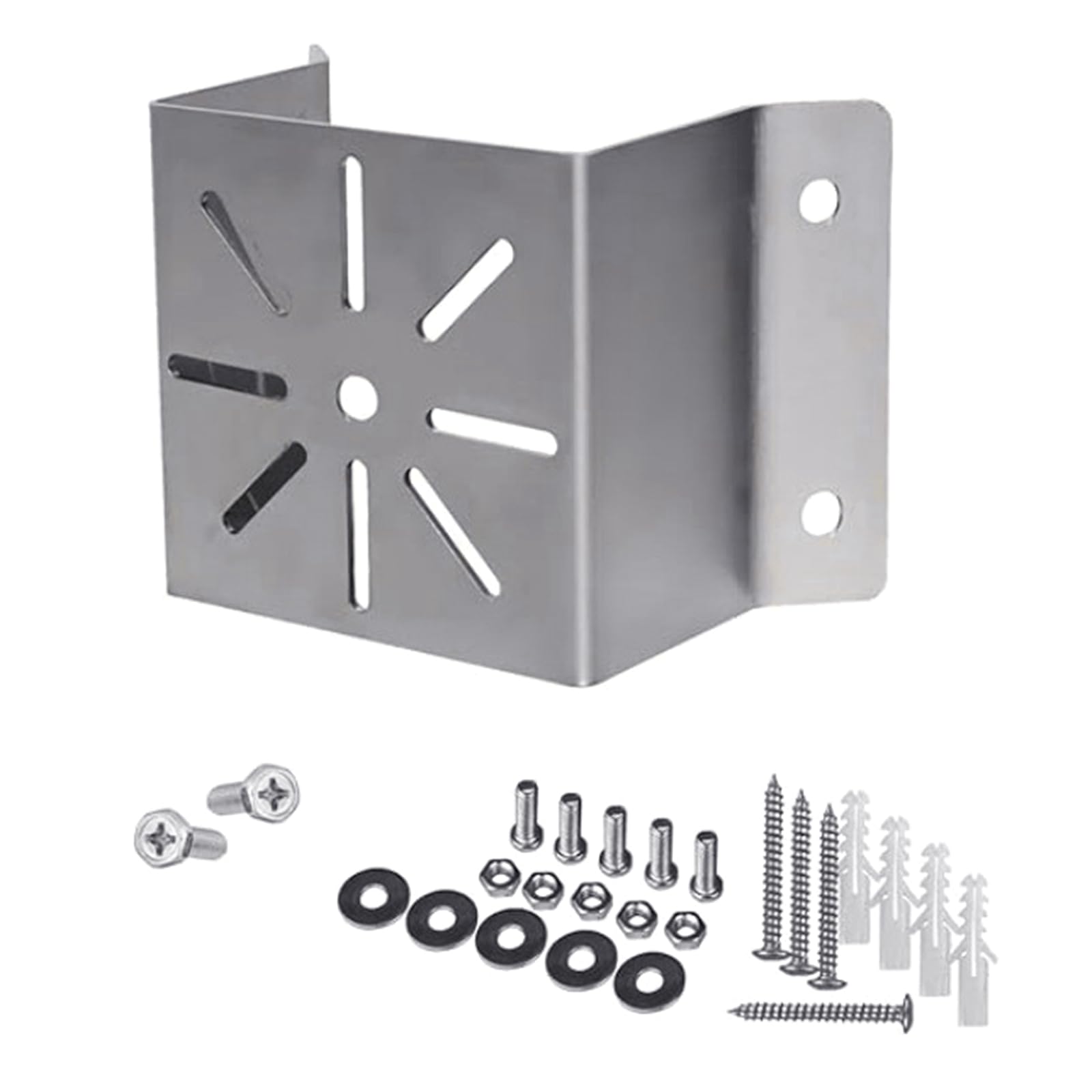 Buxuaaaa Light Indoor Outdoor Stainless Steel Metal Bracket For Surveillances Cctv Camera Led Wall Mount Stand Wall Mount Shelf Bracket