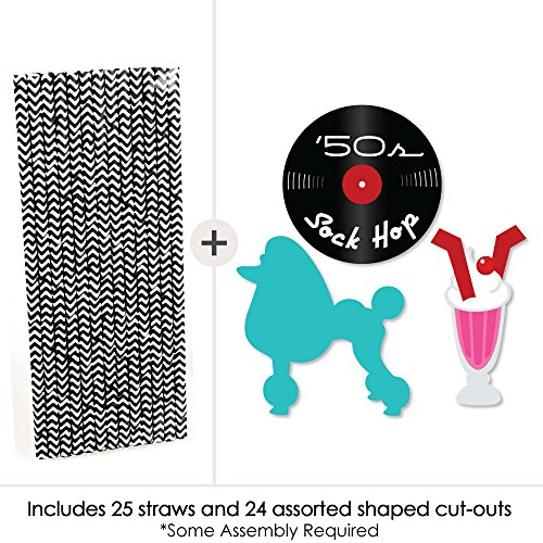 Set de 24 pitillos decorativos de papel miniatura 3