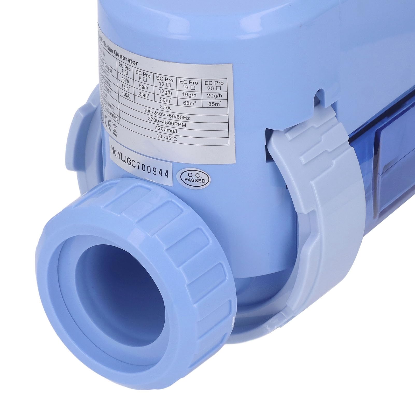VBESTLIFE Generatore di Cloro per Piscina di Acqua Salata Automatico (EC