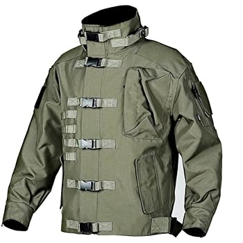 【定価63800円/タグ付】MILITARY TYPE OVER COAT Amazon.com: Tactical Jacket Men's Scratch Resistant Military