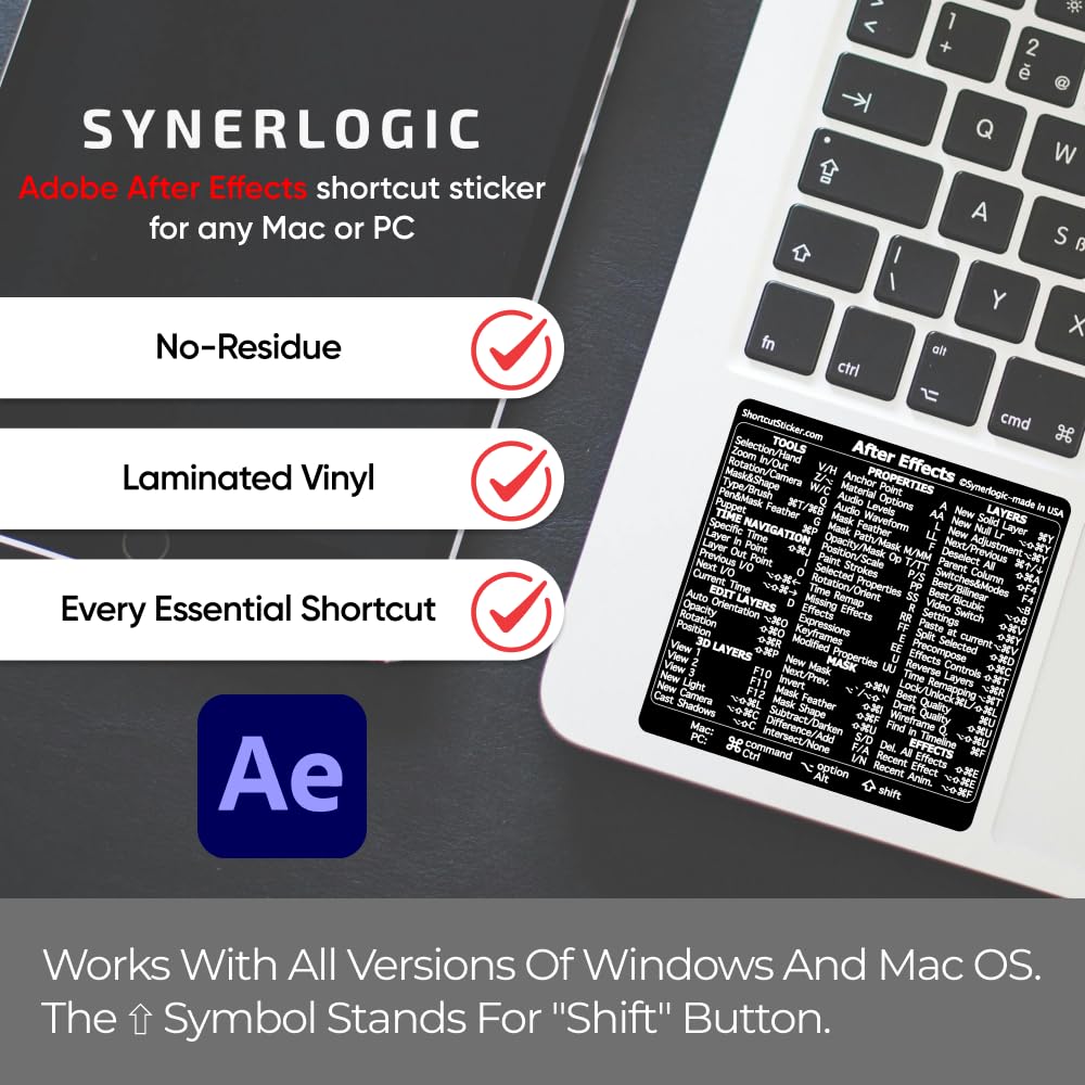 Snapklik.com : Synerlogic For Adobe After Effects Quick Reference ...