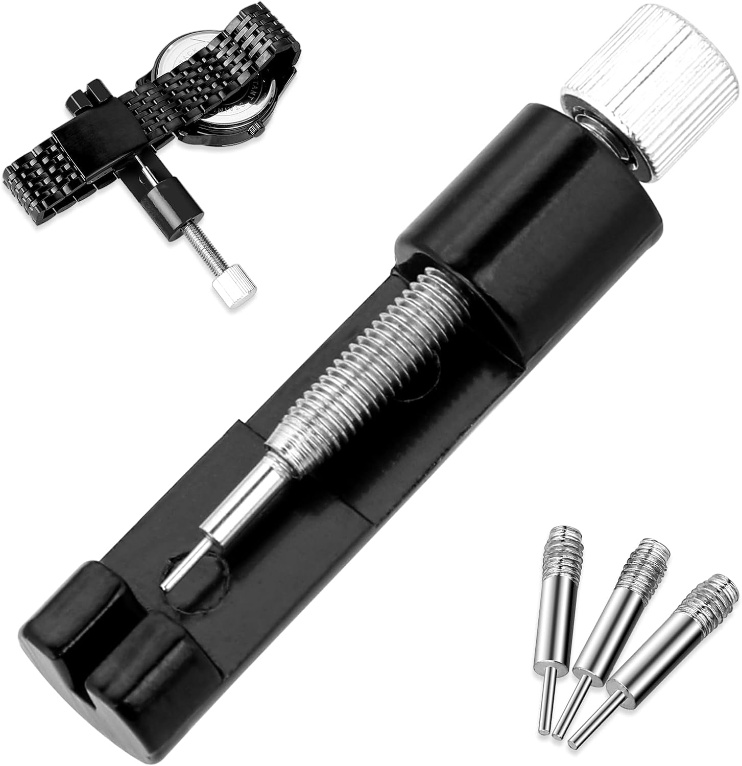 Mozeat Lens Watch Link Removal Tool Kit Adjust Watch Band Strap Link Pin Repair Tool