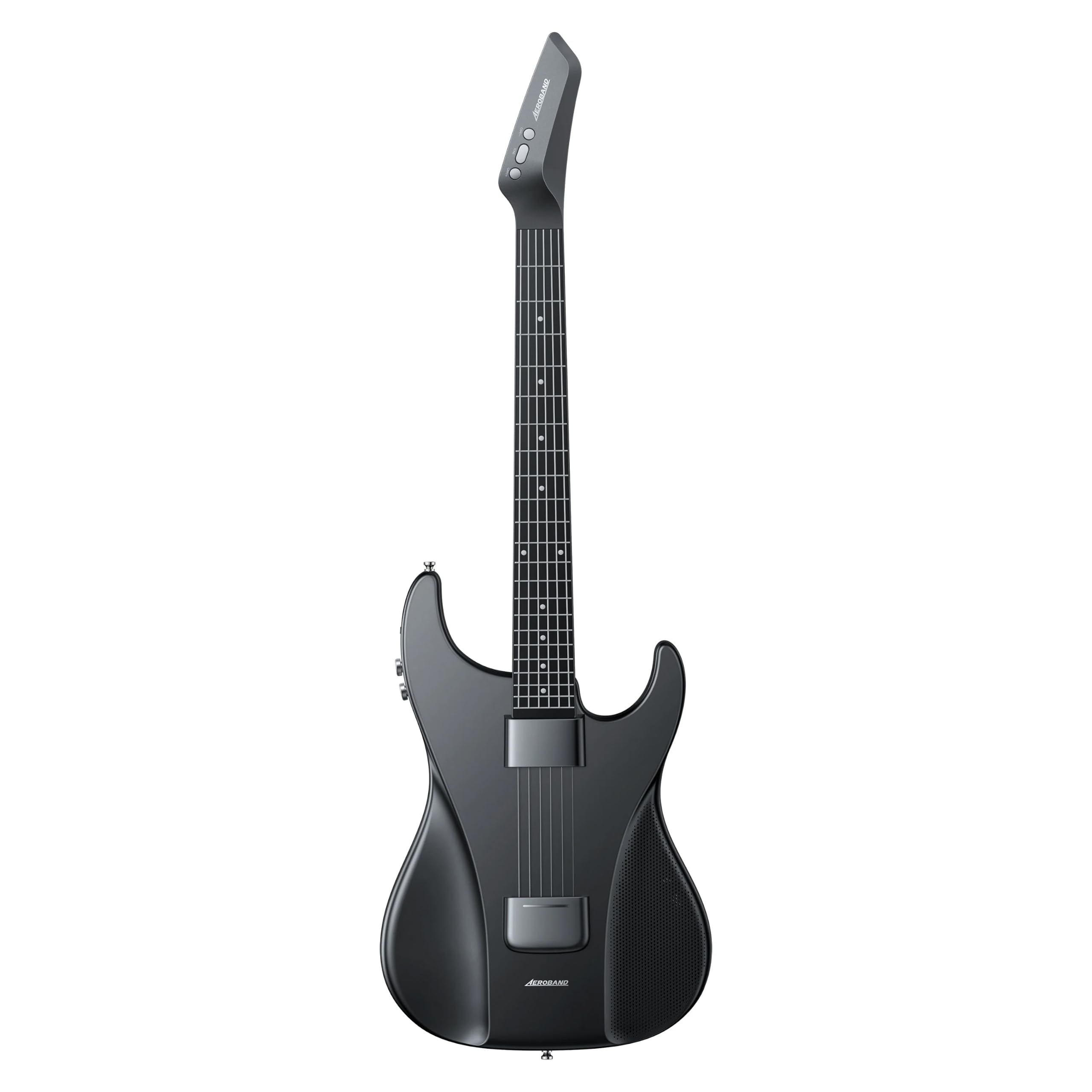 AeroBand Guitar AG01V2B Smart Digital Guitar, Black - Silicone