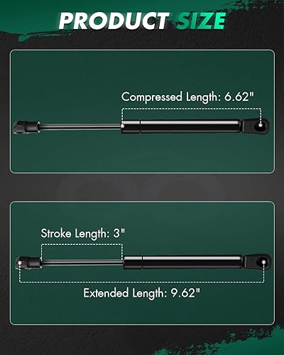 Miniatura 6 de SCITOO Soporte de elevación de capó amortiguadores de gas para Volvo S60 2001-2014, para Volvo S80 1999-2014, para Volvo V70 1999-2014, para Volvo