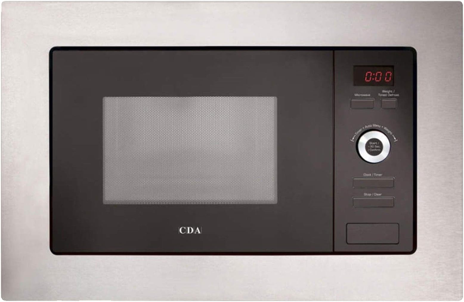 CDA VM550SS 17L 700W Slim Builtin Wall Unit Stainless Steel Microwave Oven Amazon.co.uk