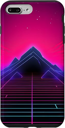 iPhone 7 Plus8 Plus Retrowave 80s Vaporwave Dark Synthwave Case