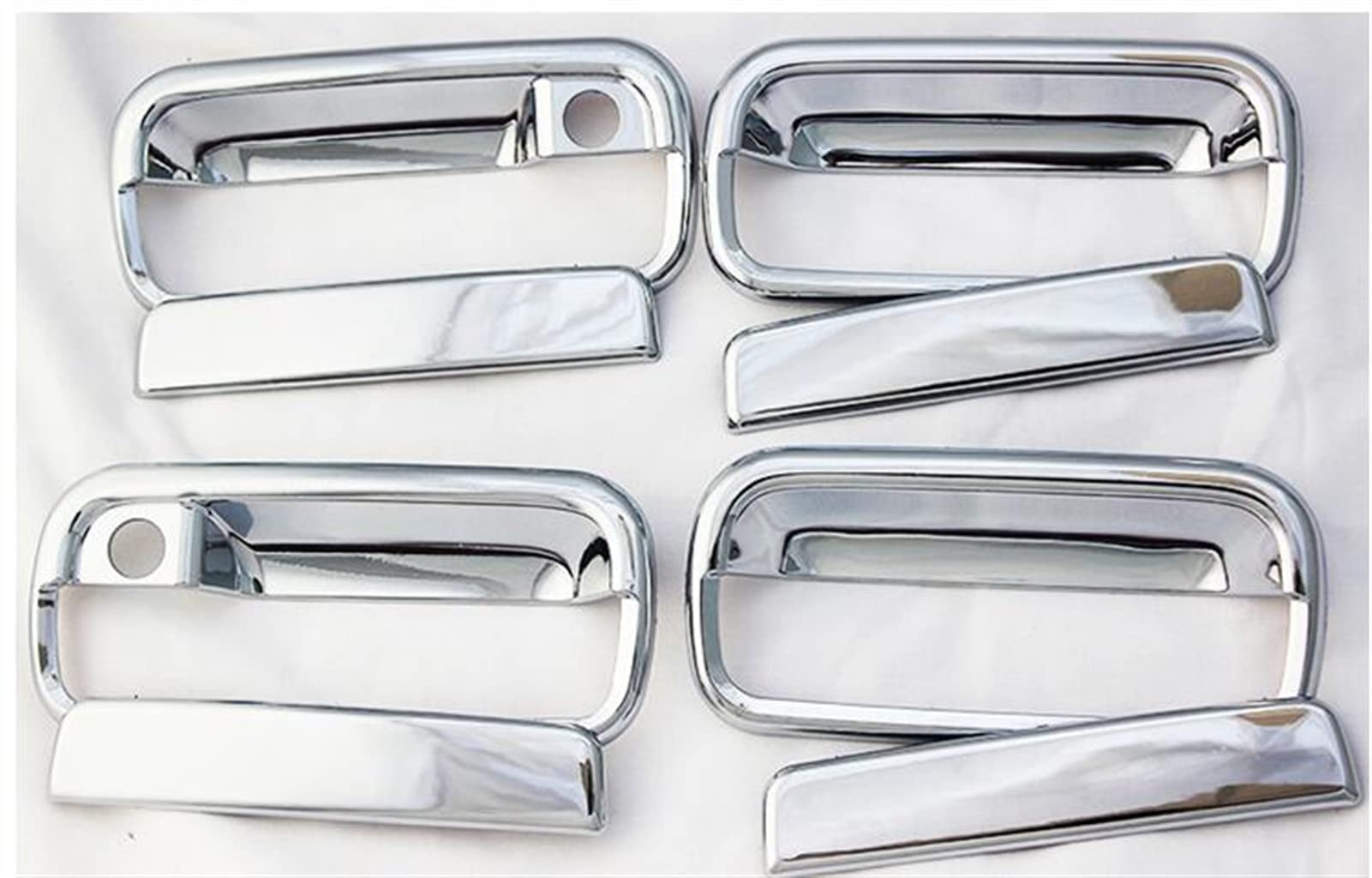 Fahbstr One Color Car Inner Handle For H&Ilux Surf 1998-2002 8Pcs Car Handle Door Bowl Cover Chrome Plated Molding