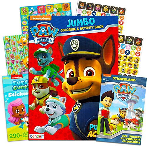 PAW Patrol Coloring Book and Stickers - 295 Stickers! by Stickerland