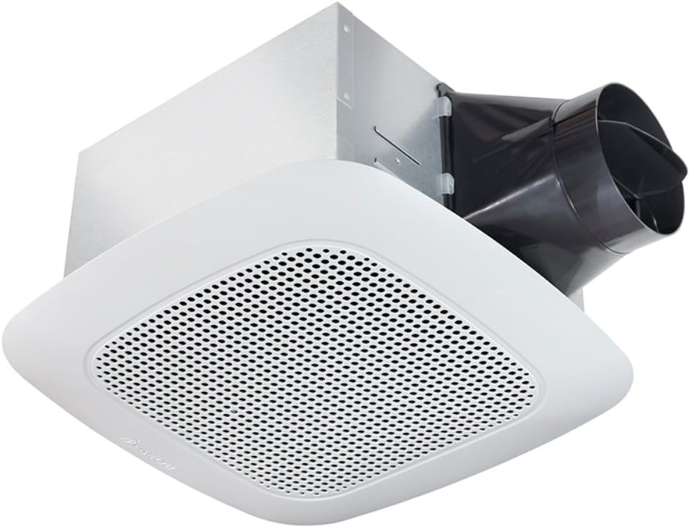 Delta BreezSignature VFB25AEH 130 CFM Exhaust Bath Fan with Humidity Sensor 110 CFM With Bluetooth Speaker
