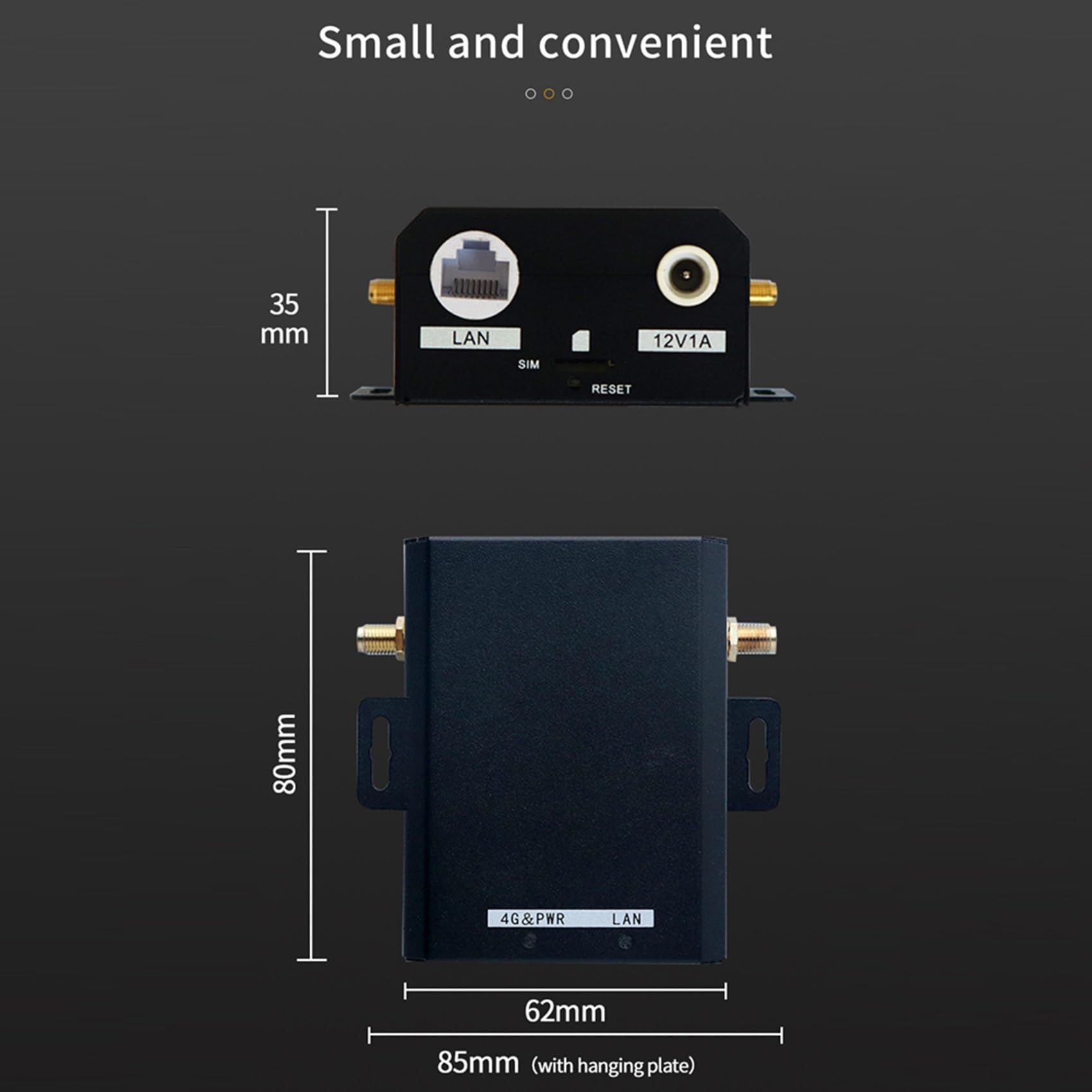 4X H927 Routeur 4G de Qualité Industrielle 150Mbps 4G LTE CAT4 Routeur de Carte SIM avec Prise en Charge D'Antenne Externe 10 Utilisateurs WiFi-EU