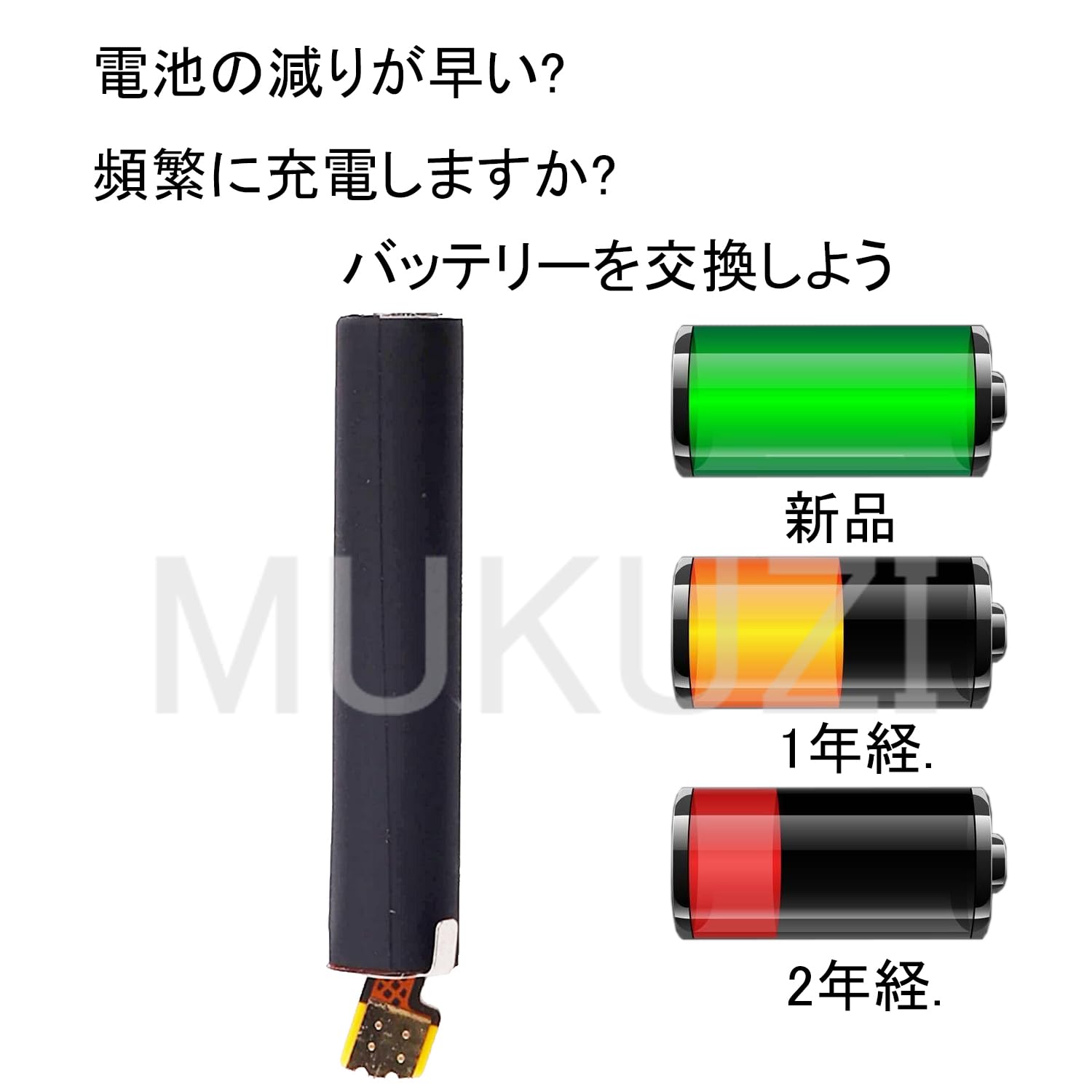 AirPods 第二世代 バッテリー新品 / ケーブルセット 楽天市場】AirPods 第1世代 第2世代 第3世代対応 互換バッテリー 2個＋