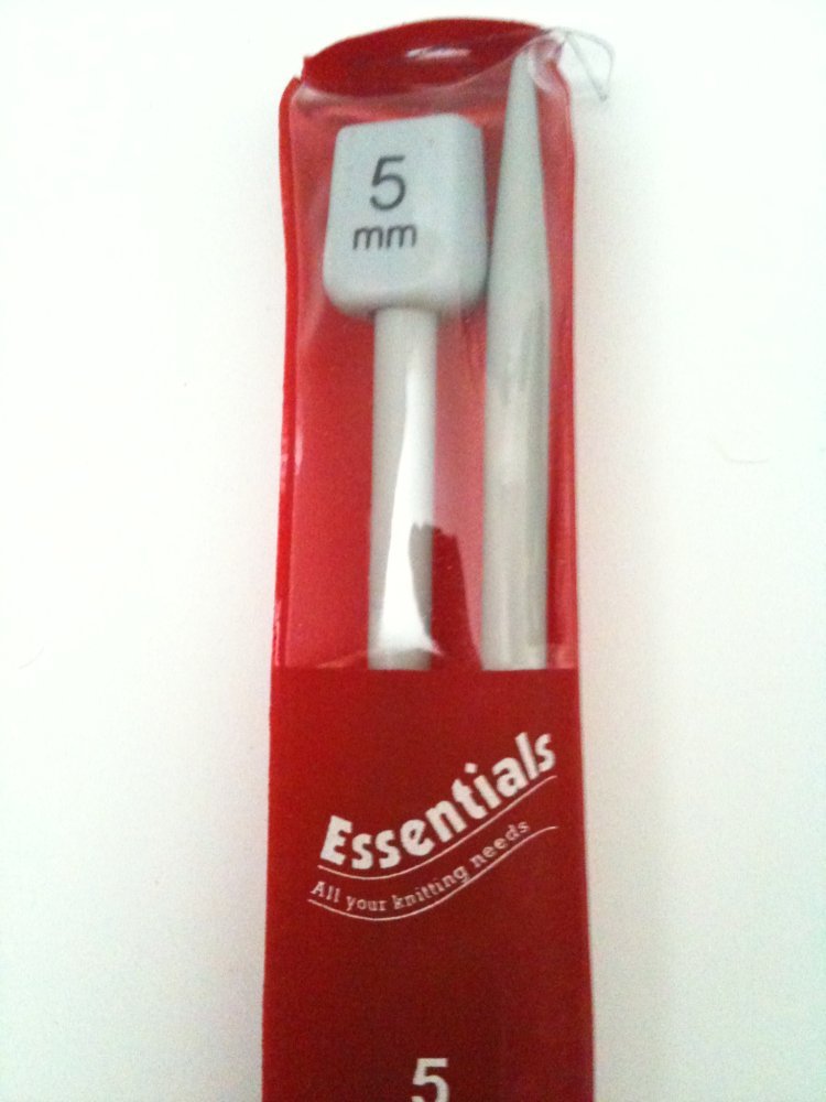 Whitecroft White 5.00Mm Knitting Needle 25Cm