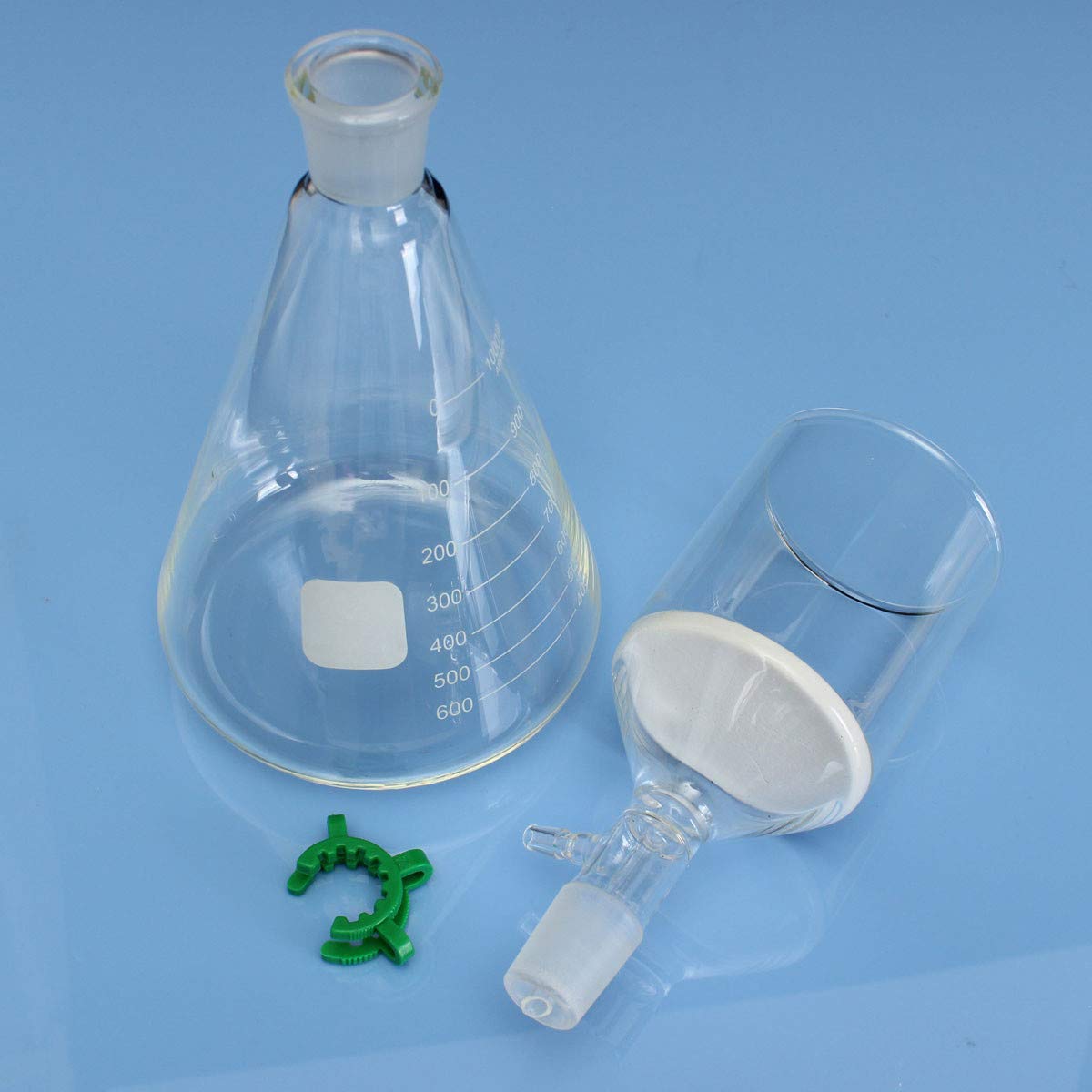 Kit Di Filtraggio Per Filtro Di Aspirazione Del Vuoto In Vetro Flacone Conico Da 250 Ml Imbuto Buchner Da 1000 Ml