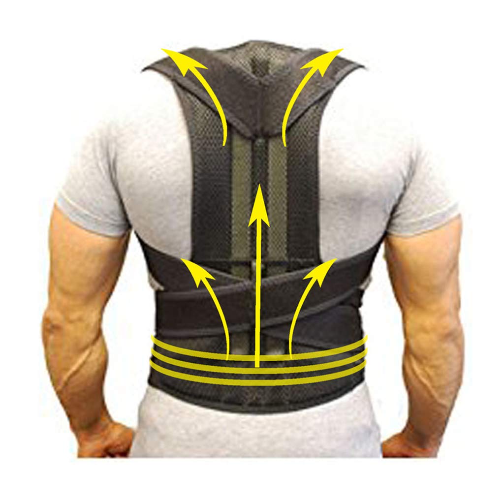 Back Support Posture Corrector Belt Unisex Protect Back for Old and Young Improve