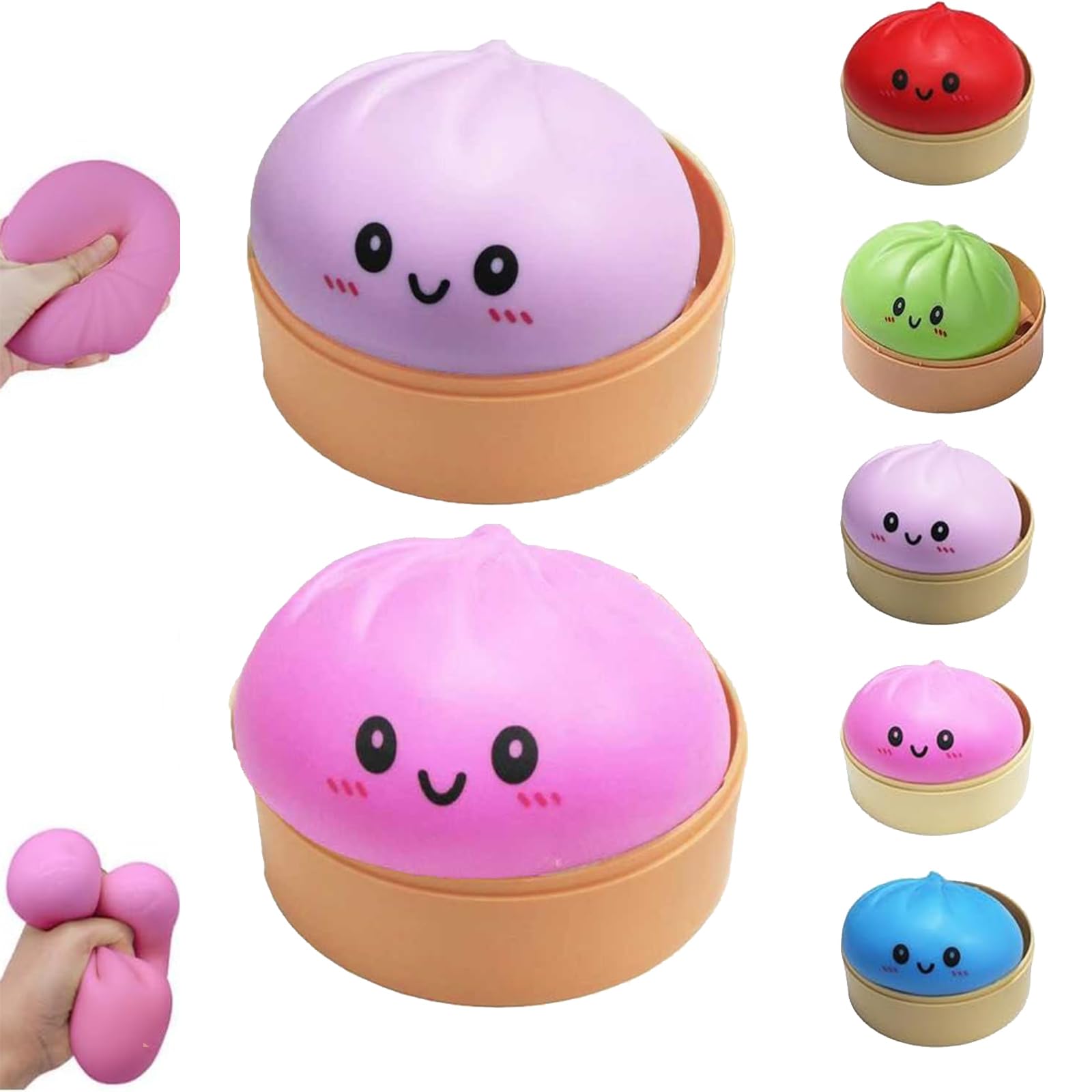 New 2026-Dumpling Squishies & Dumpling Squishy Mystery Box Squishy Dumpling (Purple) — view 16