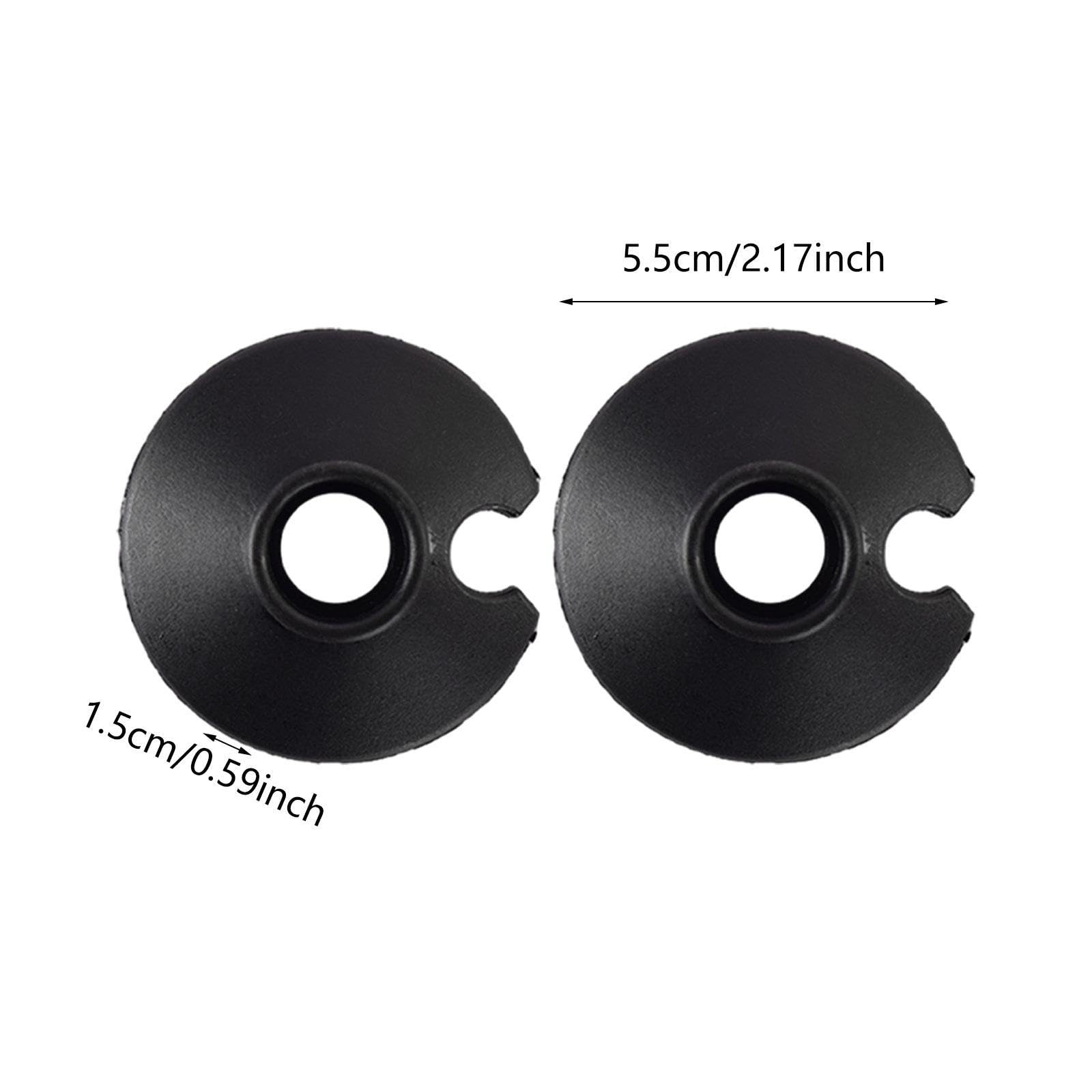 Paniers de Remplacement pour Bâtons de Ski, Rondelles de Neige en ABS Résistant au Froid, Accessoires de Pointe pour Extérieur, Noir