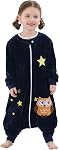 MICHLEY Baby Sleeping Bag Sack Long Sleeve with Feet Winter Swaddle Wearable Blanket for Boys Girls