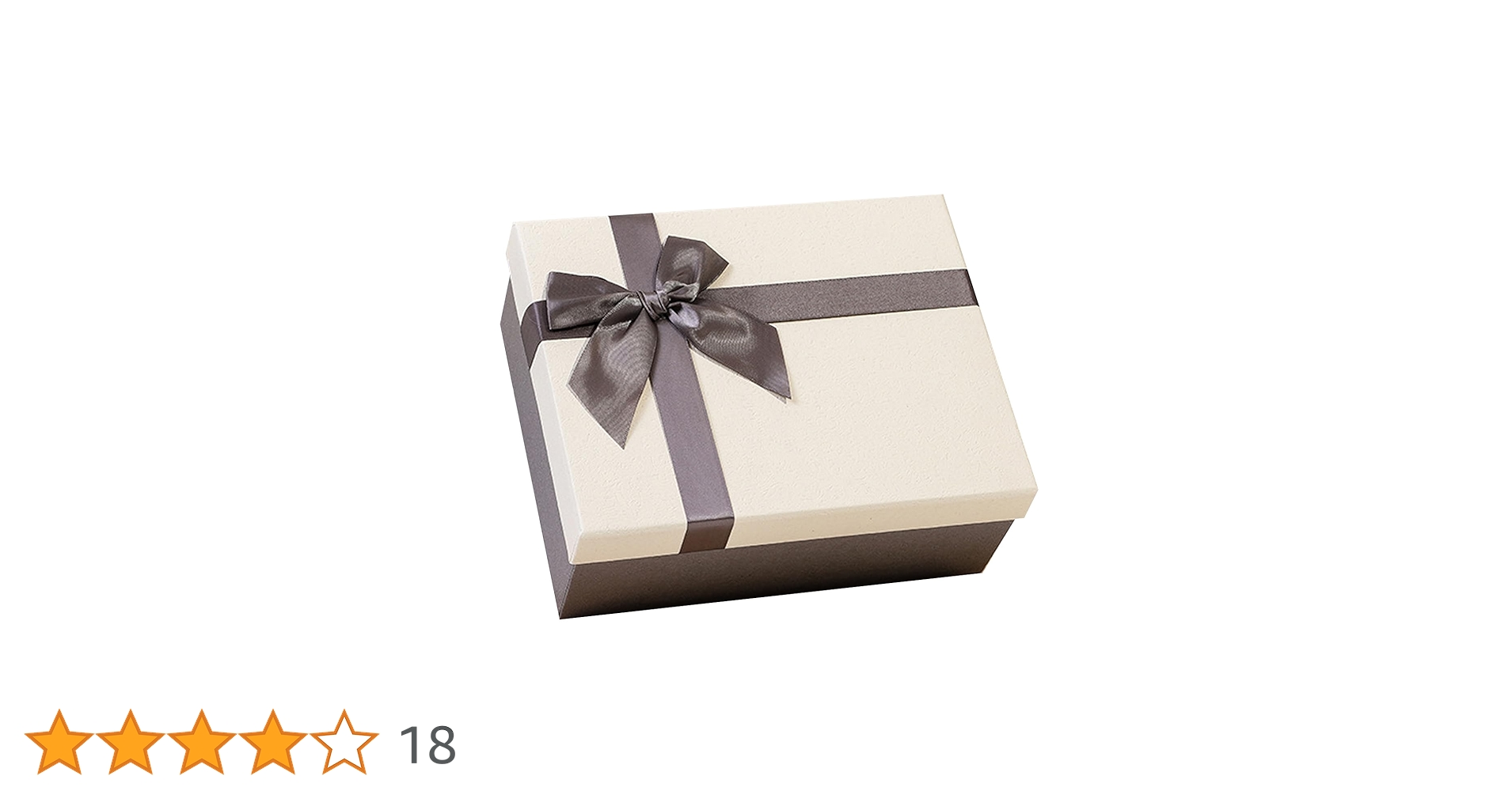 Amazon | ギフトボックス ホワイトA:25×19.7×10cm プレゼントボックス