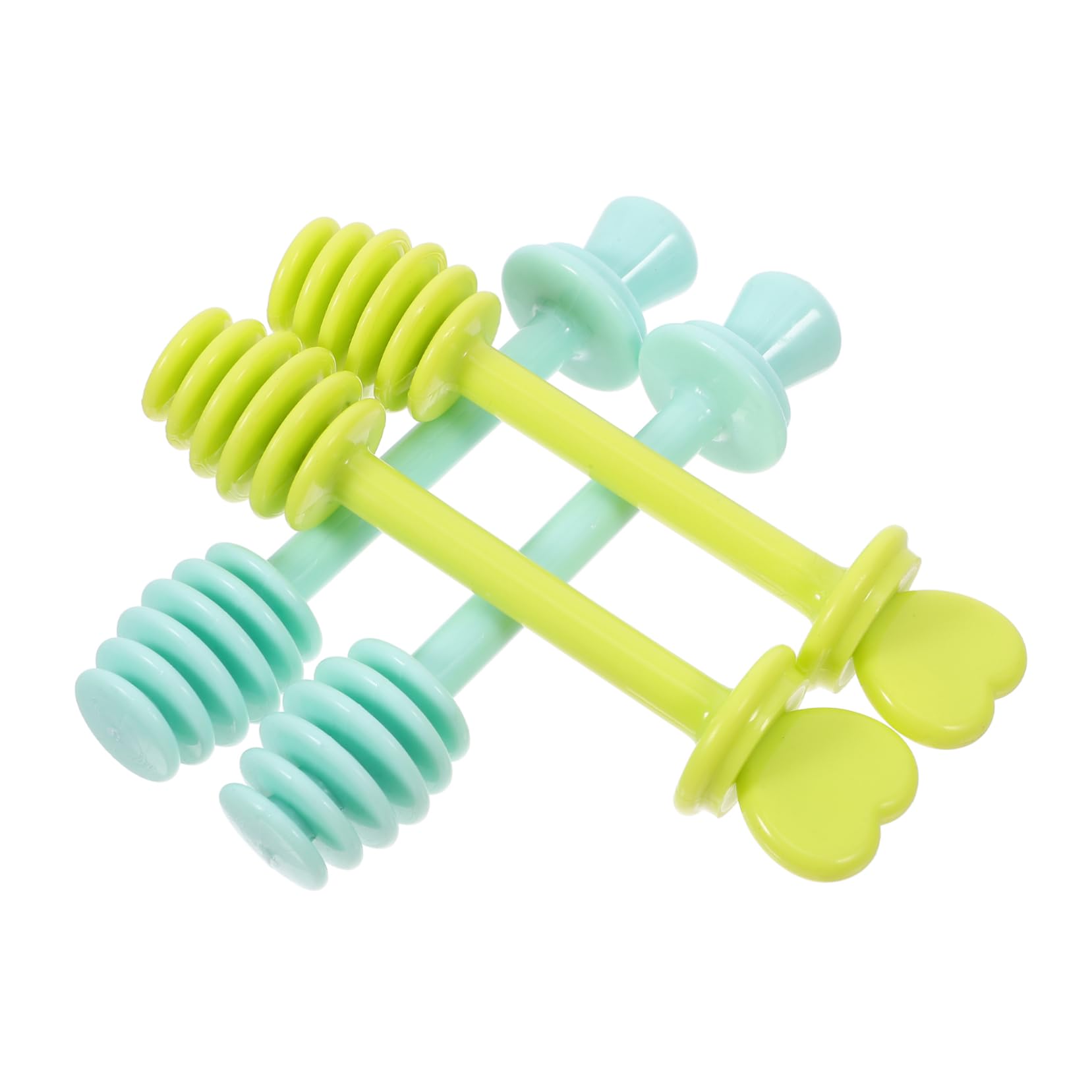 Unomor Honey Stirrer Sticks Set of 4 Jam Dipper Wands Kitchen Mixing Sticks Safe Reusable for Festivals