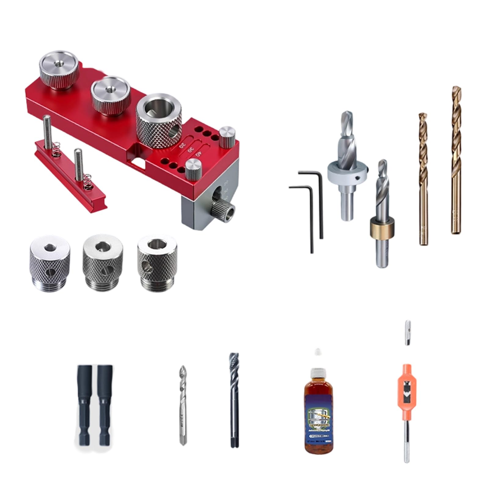 Zyouqi H. 1 Set Professional Aluminum Profile Drilling Positioner Set With High Accuracy For Efficient Wood And Metal Working Applications Drill Template For Aluminum Profile Drilling Jig