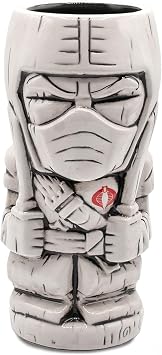 Geeki Tikis G.I. Joe Storm Shadow Ceramic Mug | Official Collectible Tiki Cups | Tumbler Cocktail Glasses, Tropical Drinkware For Home Barware Set | Holds 16 Ounces