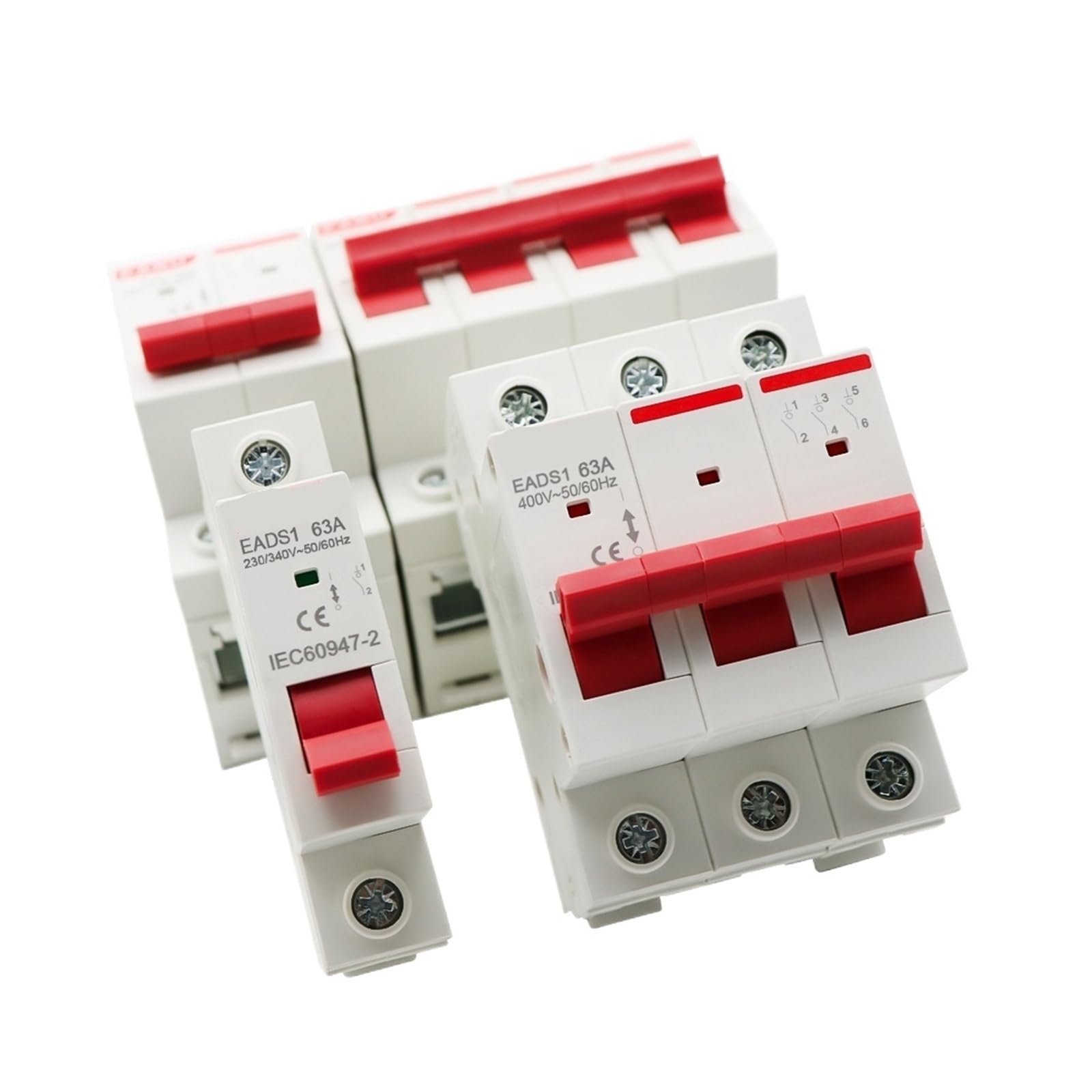 Disjoncteur 3P 100A AC 400V pour tableau électrique triphasé - 4