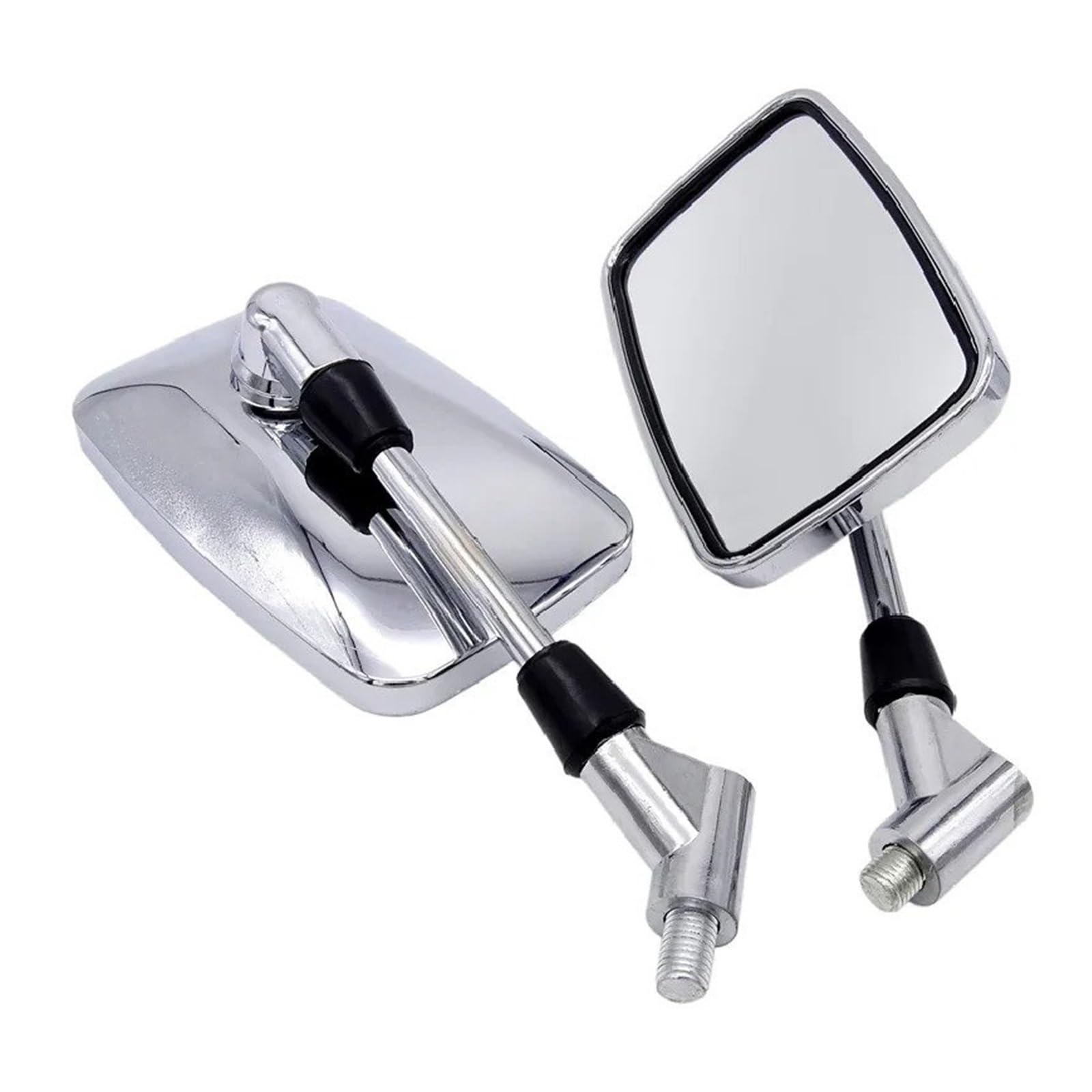 Par manillar universal de 10mm espejo retrovisor para motocicleta Suzuki negro 5