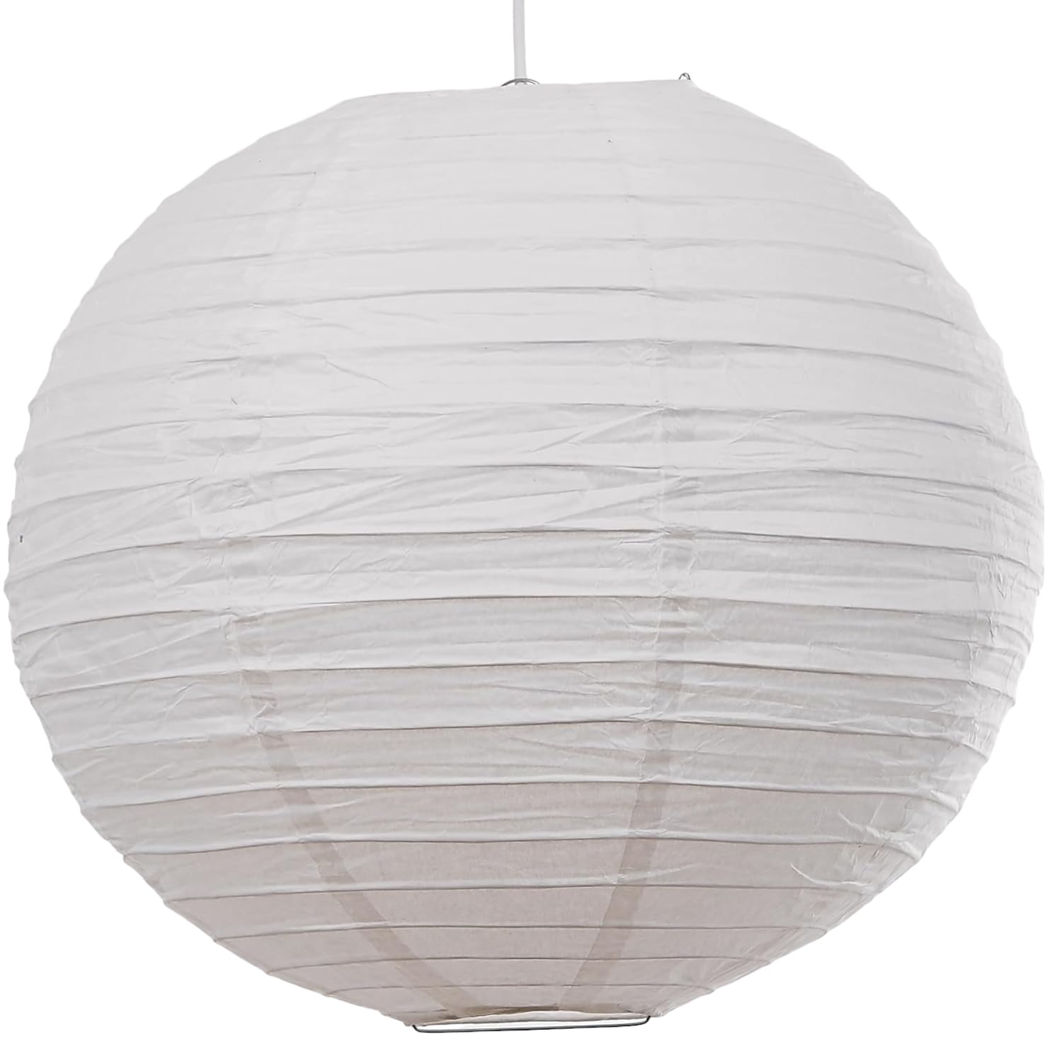 Quality White Round Paper Lantern Hanging Light Shade Lampshade (24inch 60cm) - Large (6724-60cm Dia')