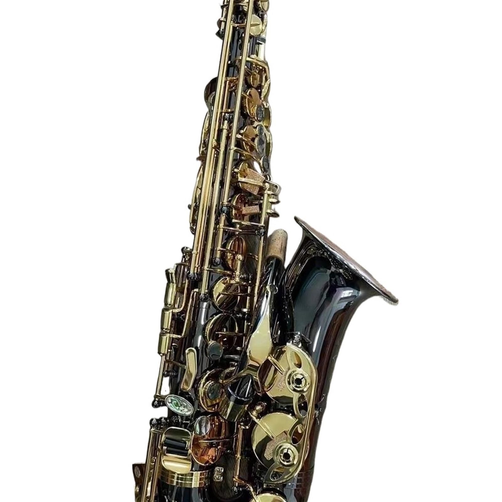 Profesjonalny Saksofon Altowy E-flat Black Nickel Gold Niemiecki Rzemieślniczy Instrument Dęty Drewniany Z Etui profesjonalny Saksofon (Color : Cloth bag)