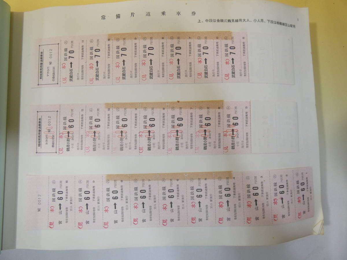 JR東日本見本帳乗車券切符鉄道
