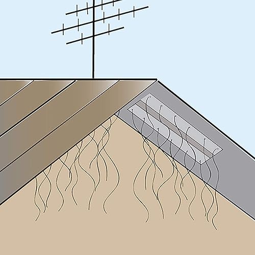 Miniatura 5 de Bird B Gone - Swallow Shield - Tiras adhesivas transparentes de 3 x 11 pulgadas (paquete de 2) - Disuasión de anidación para aleros y salientes