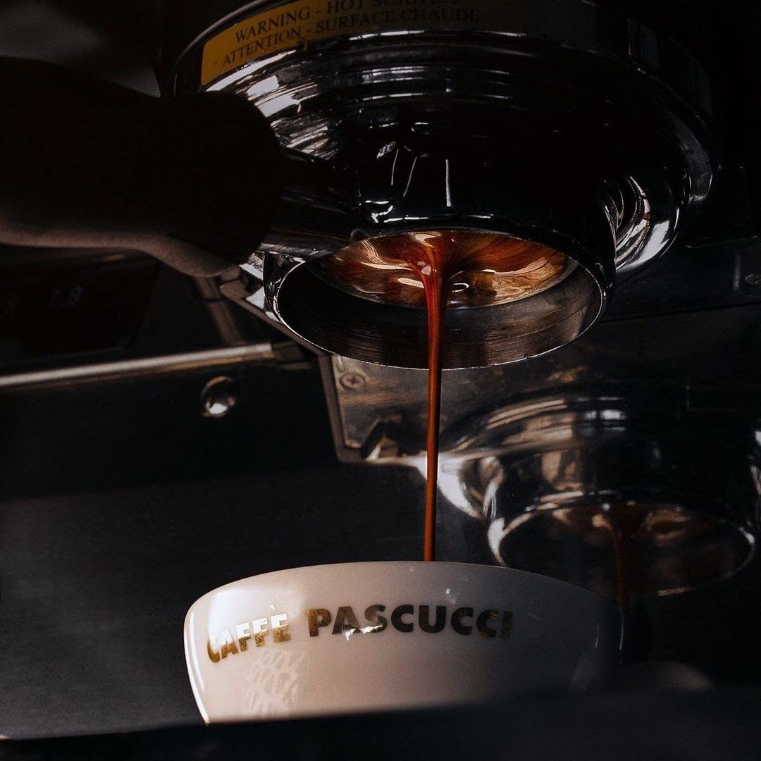 Caffè Pascucci | Caffe In Grani Per Macchina Espresso Moka E Caffe Filtro Miscela Golden Sack Tostatura Chiara Confezione 4x250 g Sacchetto Salva Aroma Chicchi Torrefatti Espresso Intenso