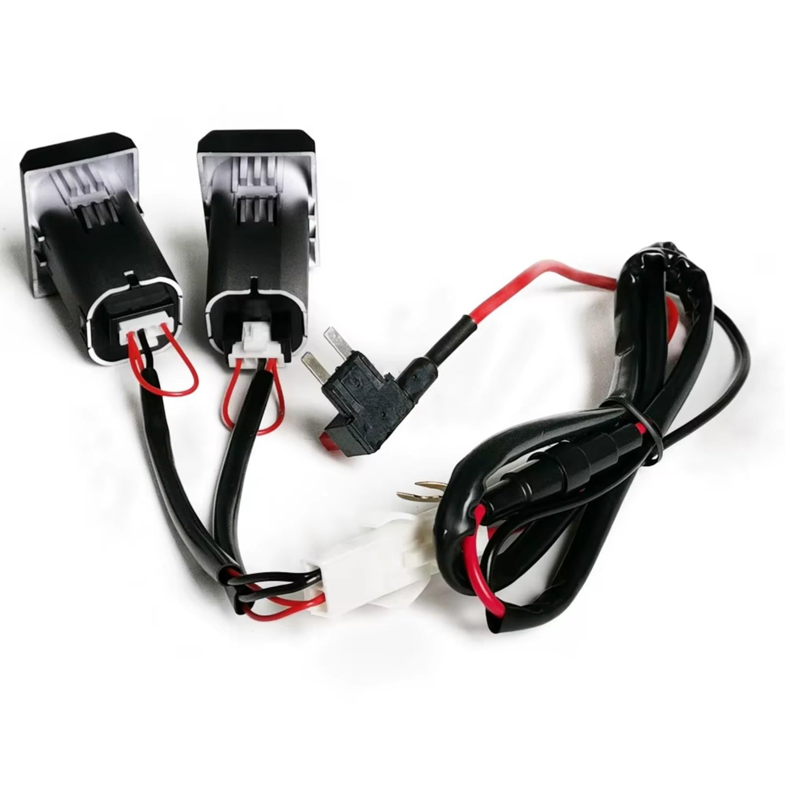 Conector USB De Consola AUX Compatible Con Ford Para Transit 2017-2020 Coche Dual Para Cargador QC3.0 Conector Adaptador Interfaz Carga Teléfono Puerto USB Coche