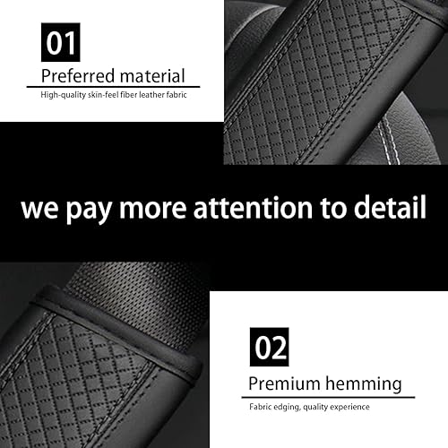 Miniatura 3 de zipelo 2 fundas para cinturón de seguridad de automóvil fundas suaves para correa de hombro almohadillas para arnés de cuero de seguridad cojín