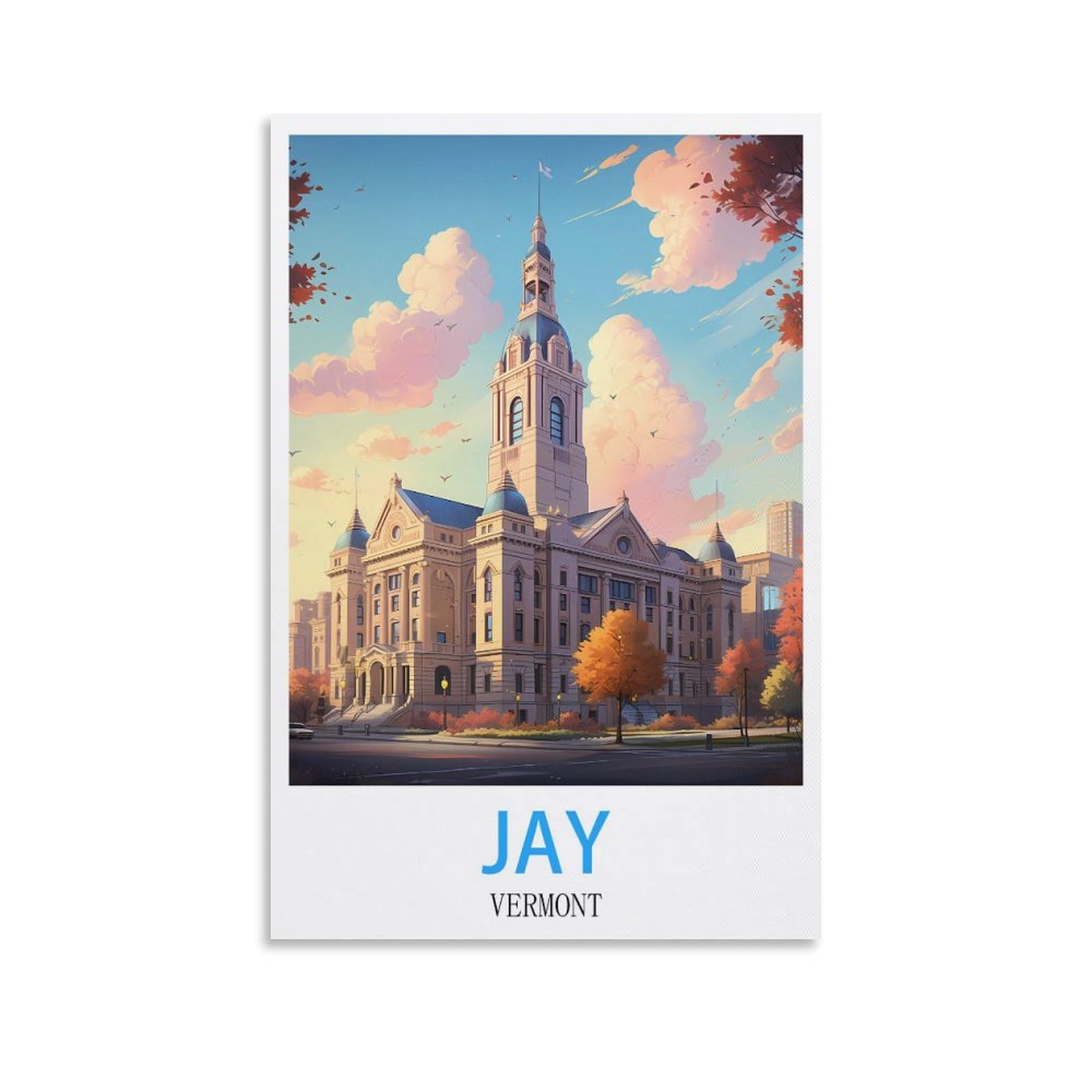 Retro Vintage Wall tin Plaque,Jay Vermonts,Art Plaque Poster Wall Decor for Home Tool Room Bar Club Restaurant Cafe 30x30cm