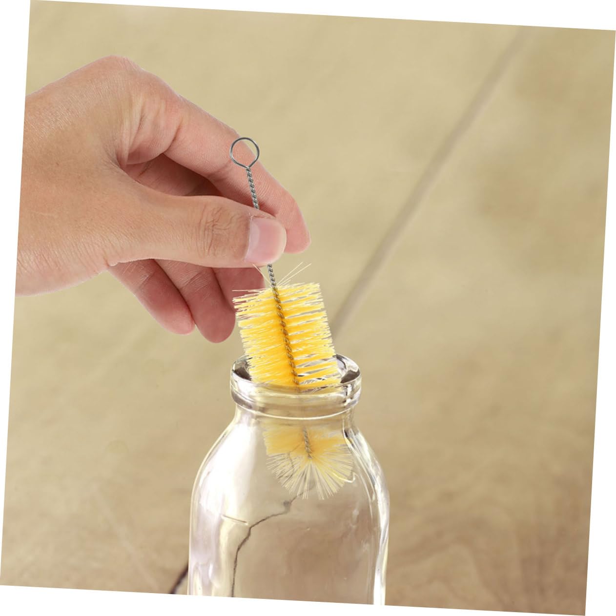 GLEAVI 48pezzi Spazzole Per Bottiglie Multi- Spazzole Per Bottiglie Inossidabile e Silicone Per Utensili