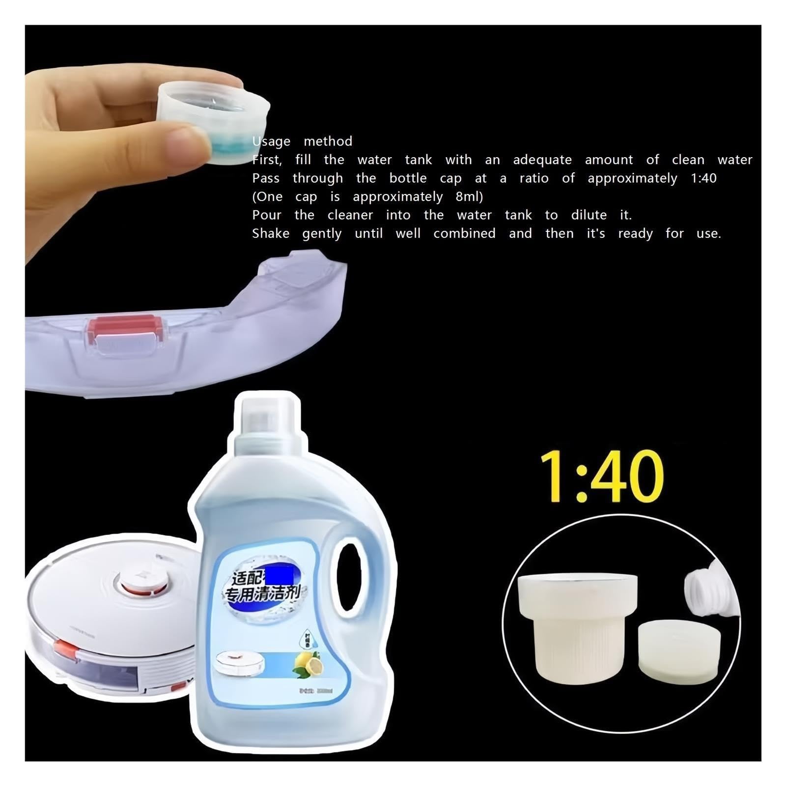 Nettoyant for sols Formula 2000 ml, compatible avec Roborock