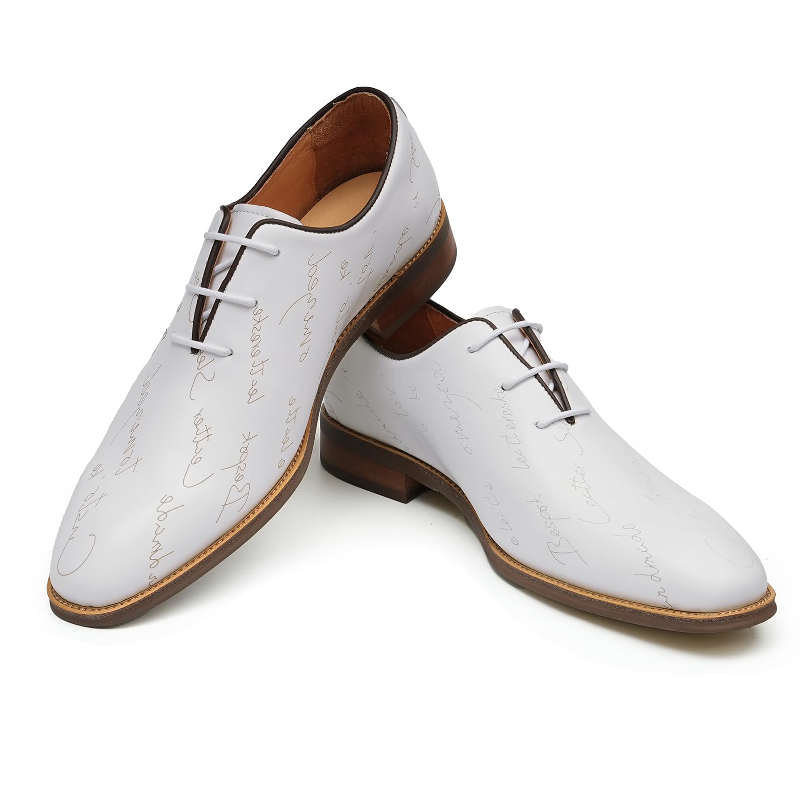 Derbys Business Casuale da Uomo Scarpe Eleganti Formali da Abito in Pelle Estive Festa Matrimonio