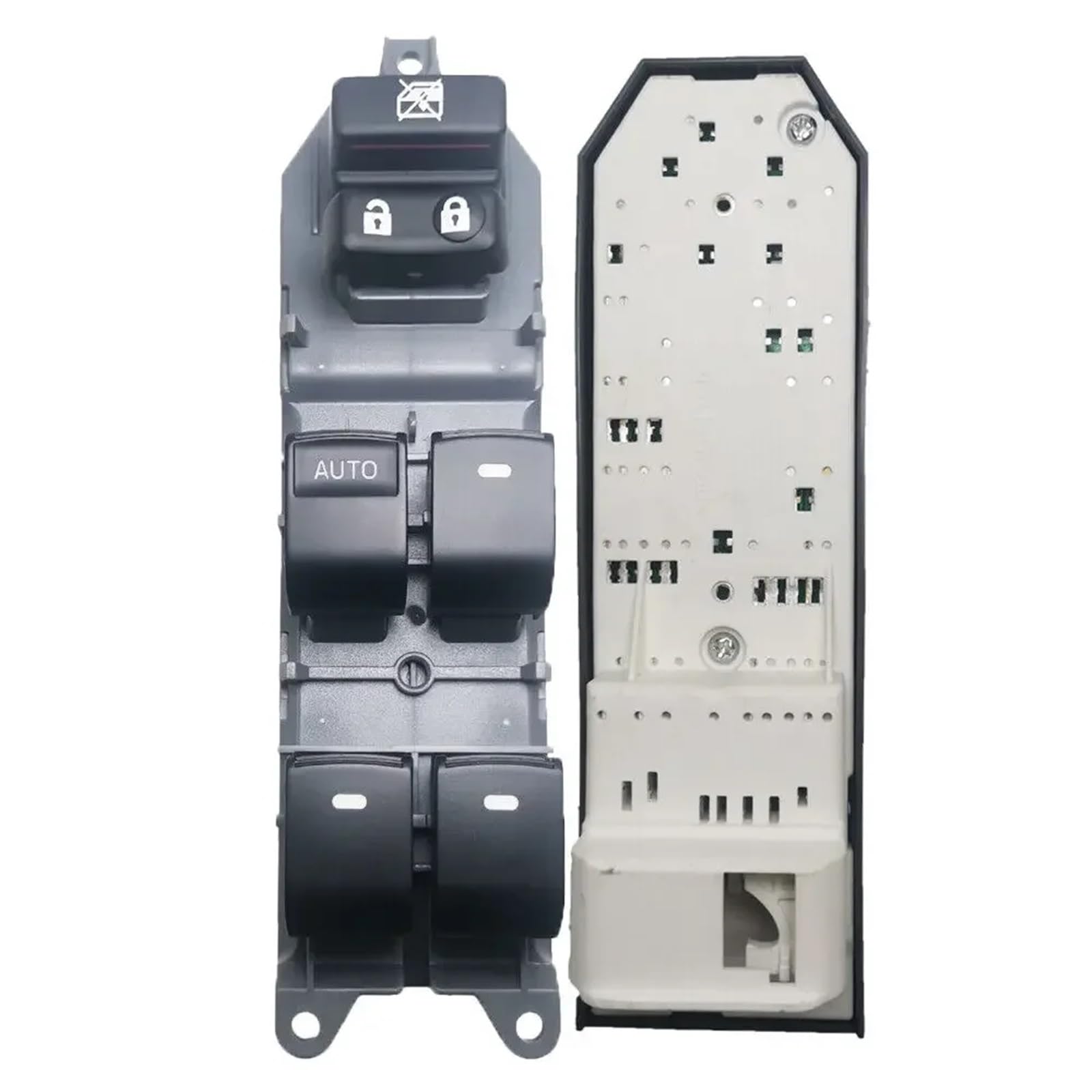 ABS-Fensterheber-Steuerschalter, Hauptfensterschalter, Hauptfensterheberschalter kompatibel for Toyota Camry 2006–2015 84820-02190 84820-06100 84820-33240(Orange)