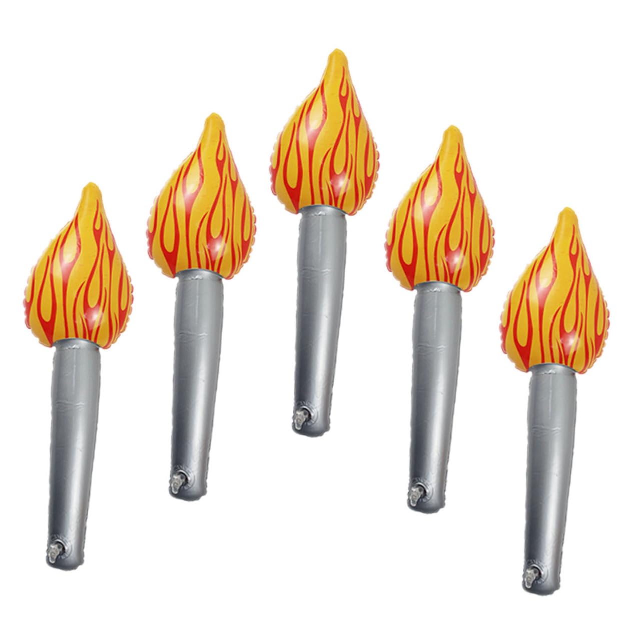Toddmomy Torche Gonflable Jouet De Torche Artificielle Accessoire De Torche De Sport Accessoire De Torche De Simulation Jouet Torche Gonflable Feu Gonflable PVC