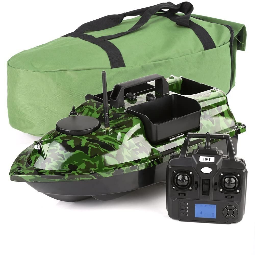 500M GPS barchino carpfishing Bait Boat Carp Hook Post barca da pesca, sensore LCD Fishfinder, con borsa, 12000mAh Batteria di grande capacità, regala antenne, eliche e altri piccoli regali, nice