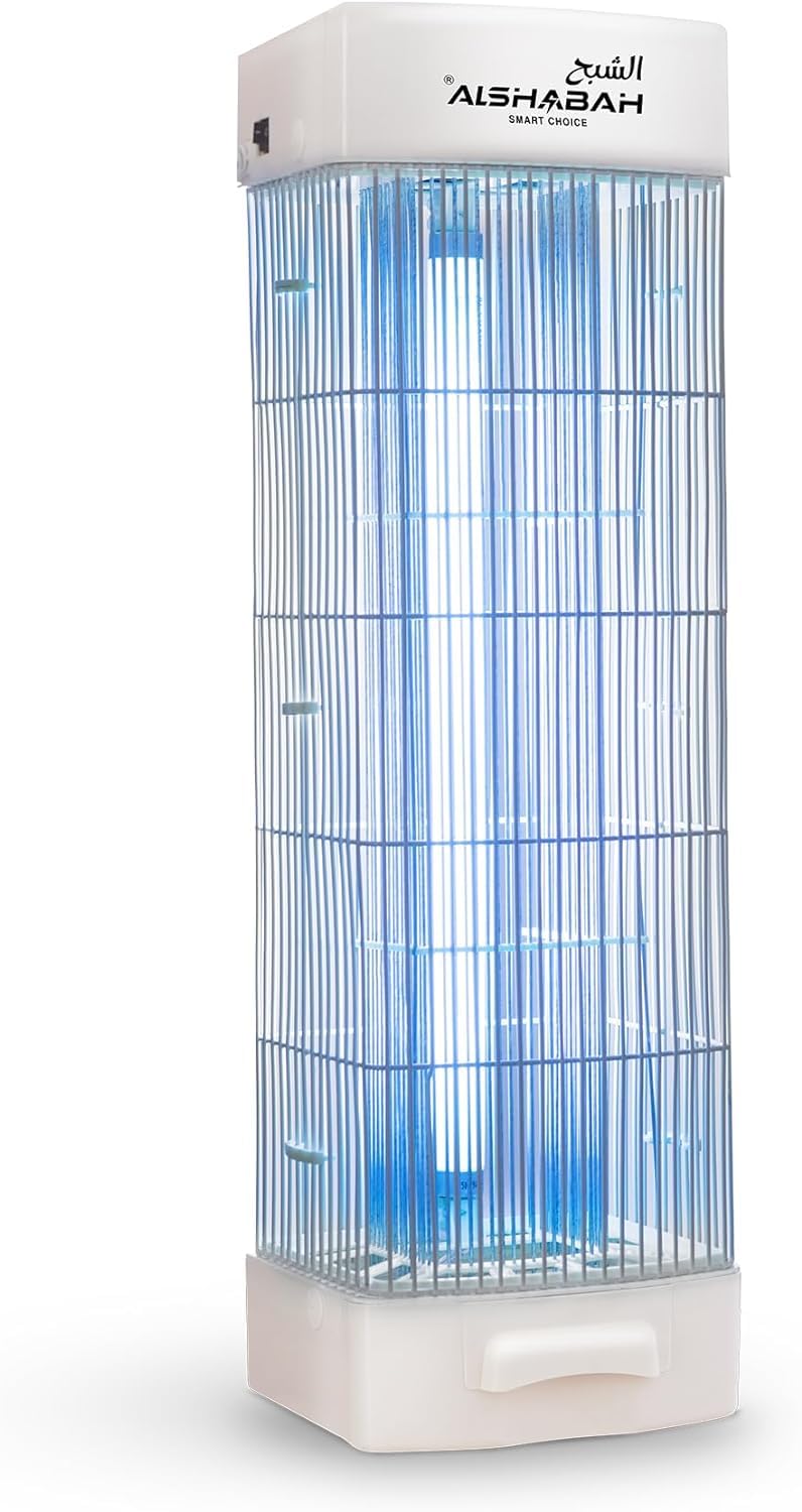 Flying insect killer (اصلي ORIGINAL): the greatest bugzapper suitable for both indoor and outdoor use - utilizes15W UV light,3800V electric shock to eliminate flying insects in homes,camping